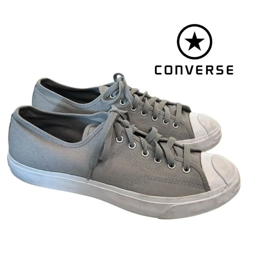 Converse Jack Purcell Low By You Gray Lace-up Low Top Custom 167243C Sneakers 11